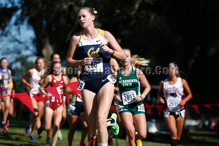 2014StanfordCollWomen-199.JPG - College race at the 2014 Stanford Cross Country Invitational, September 27, Stanford Golf Course, Stanford, California.